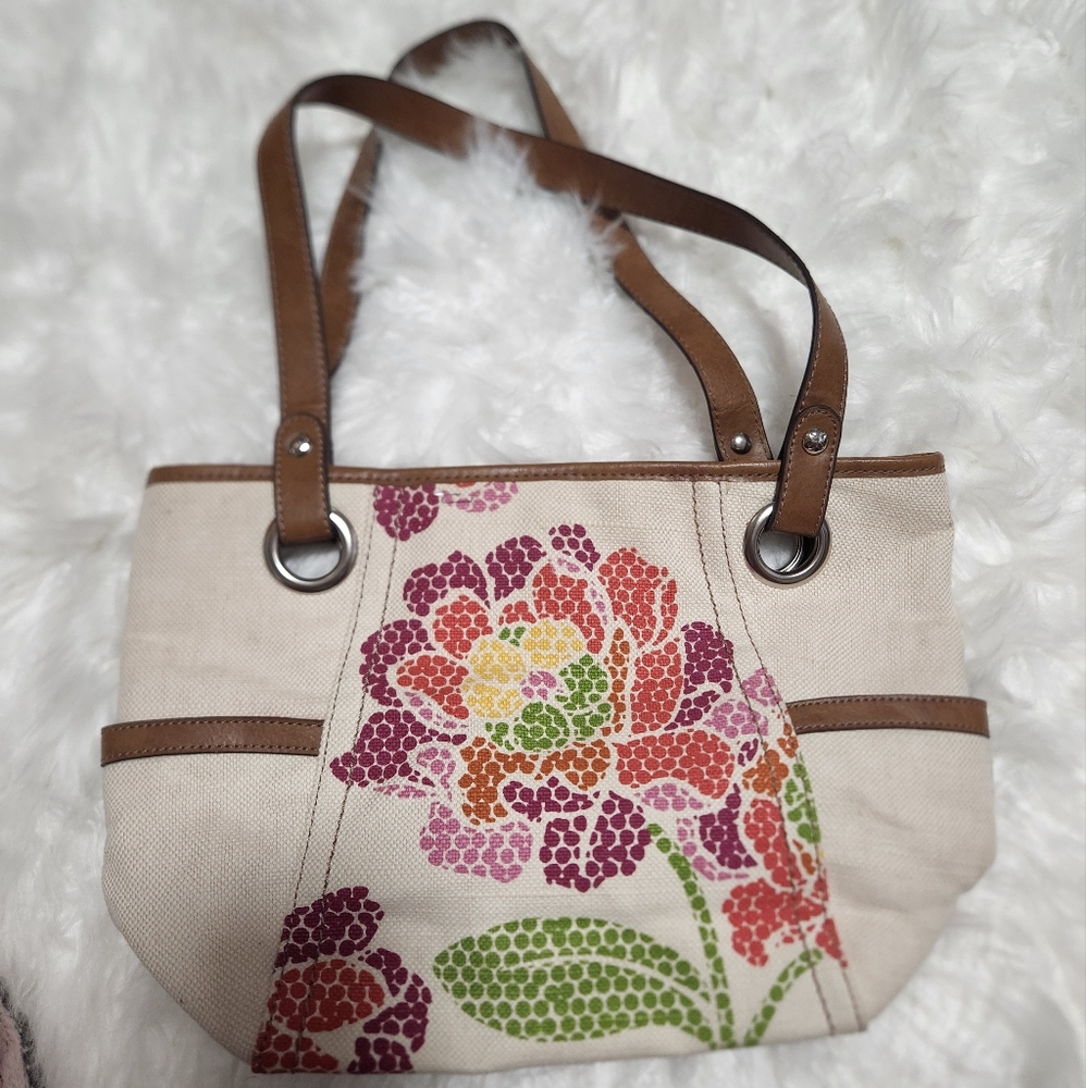 Relic x Fossil/ Canvas Floral Bag